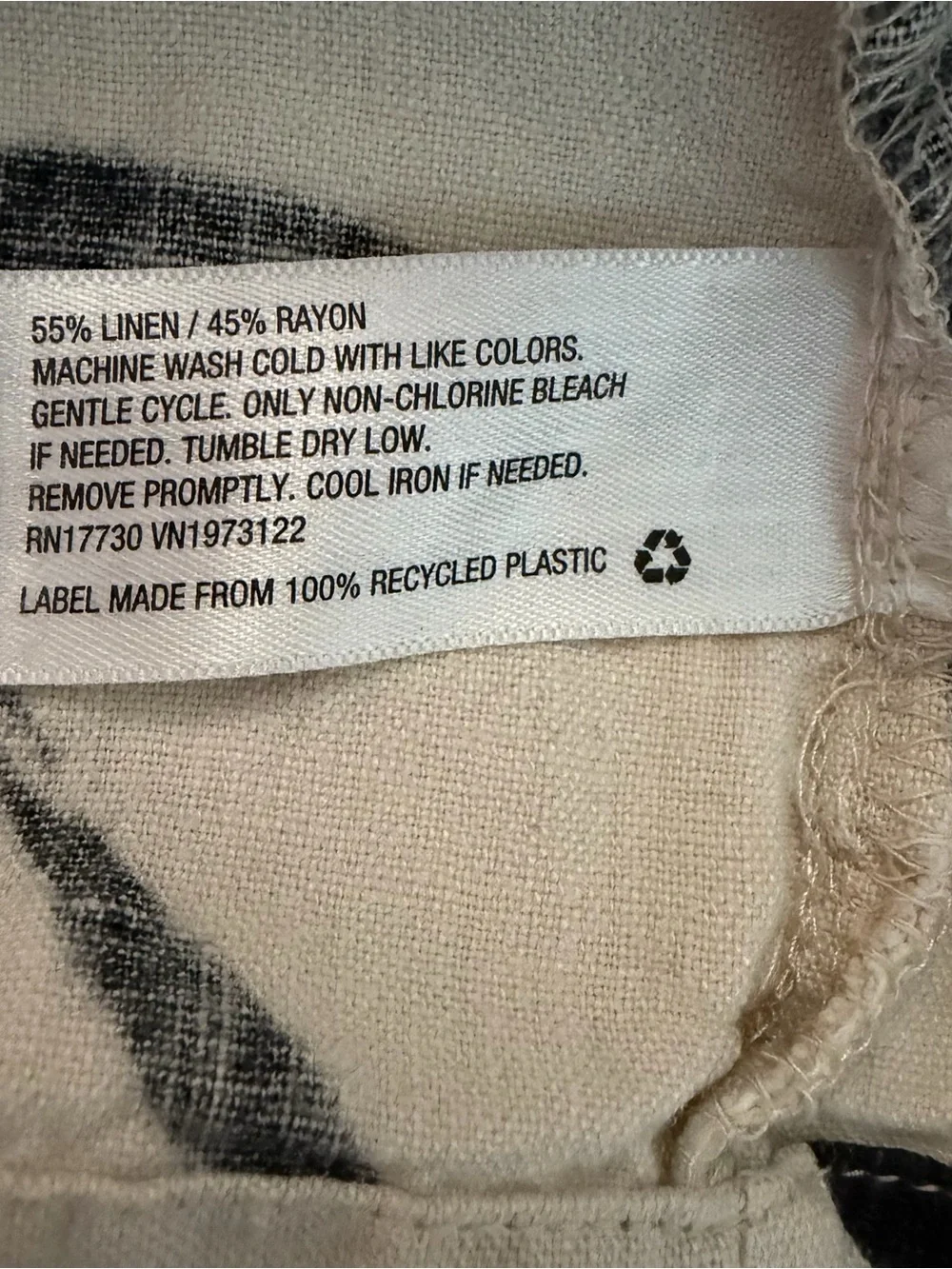 a new day Women's Large Basic Linen Blend Tank Midi Dress Black/Tan Sleeveless